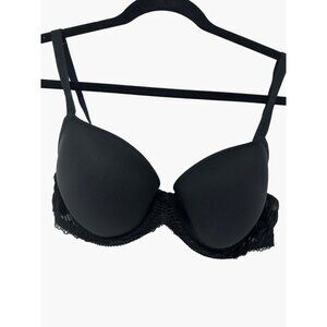 Wacoal 36D Womens Black Lace Edge Underwire T-Shirt Bra